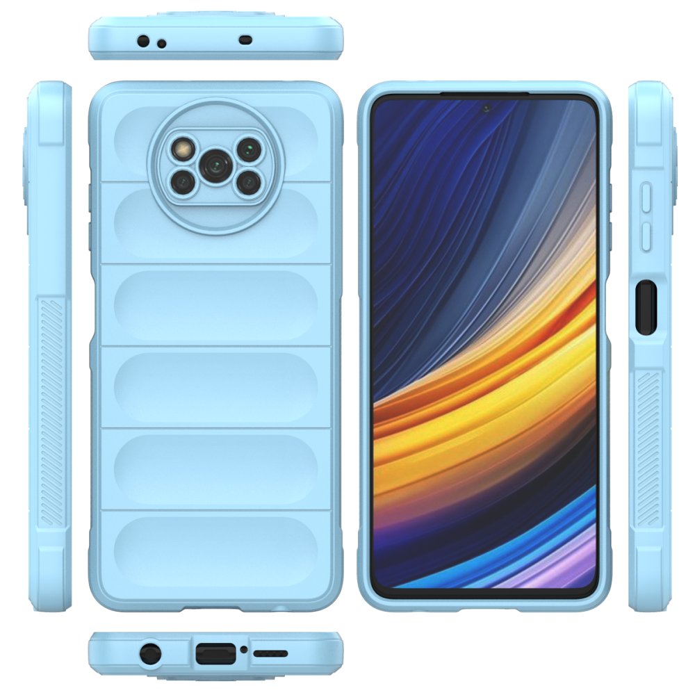 Newface Xiaomi Pocophone X3 Pro Kılıf Optimum Silikon - Sky Blue