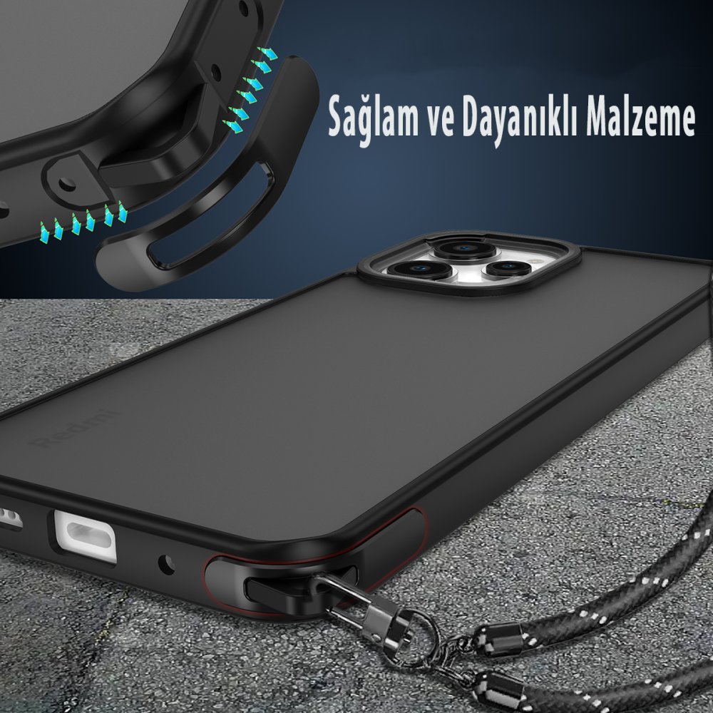 Newface Xiaomi Redmi 12 Kılıf Elegant Kapak - Derin Mor