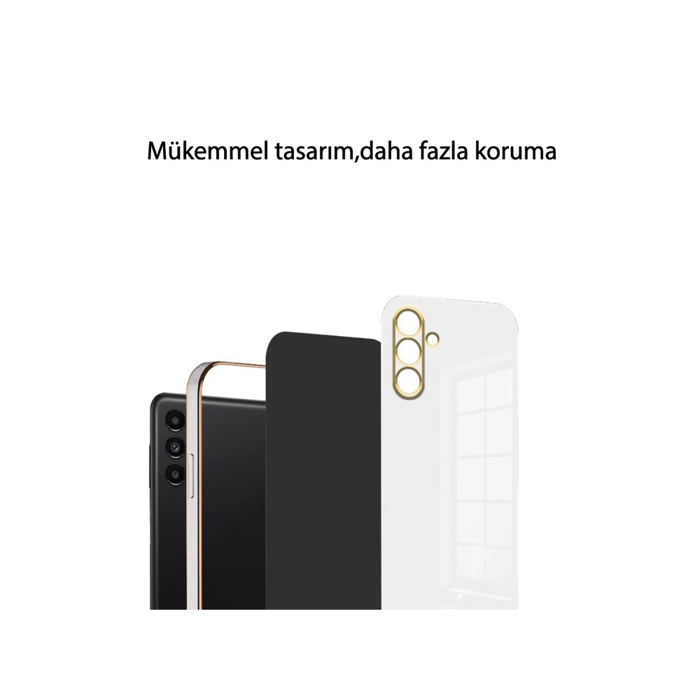 Newface Xiaomi Redmi 13C Kılıf Volet Silikon - Siyah