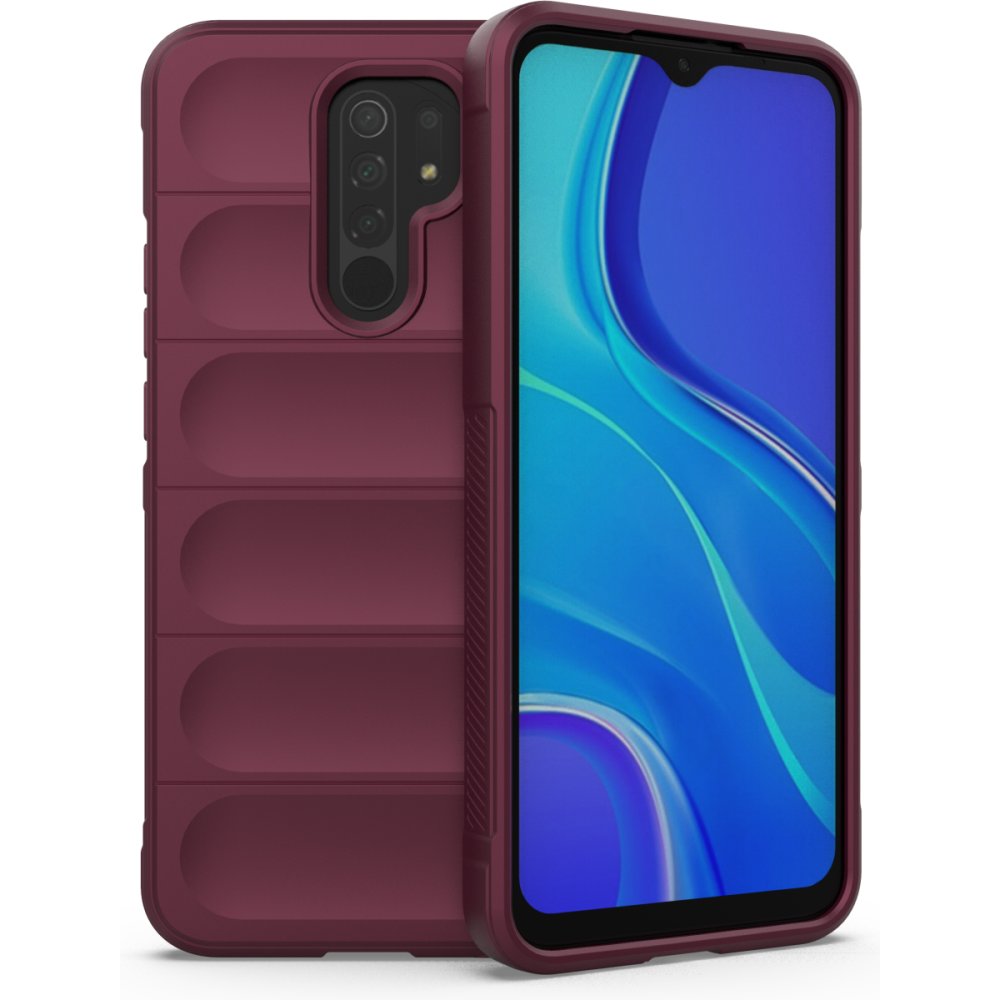 Newface Xiaomi Redmi 9 Kılıf Optimum Silikon - Bordo