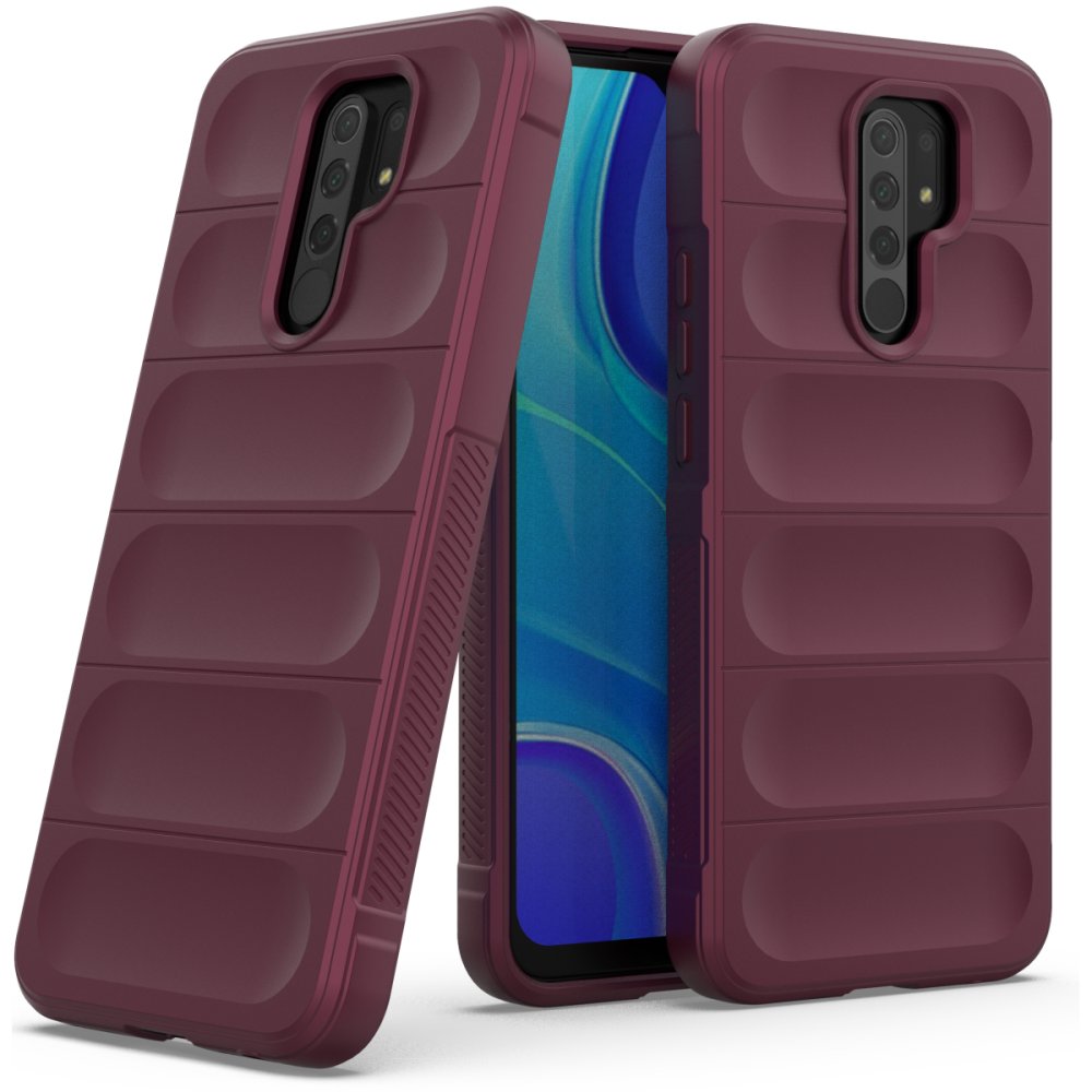 Newface Xiaomi Redmi 9 Kılıf Optimum Silikon - Bordo