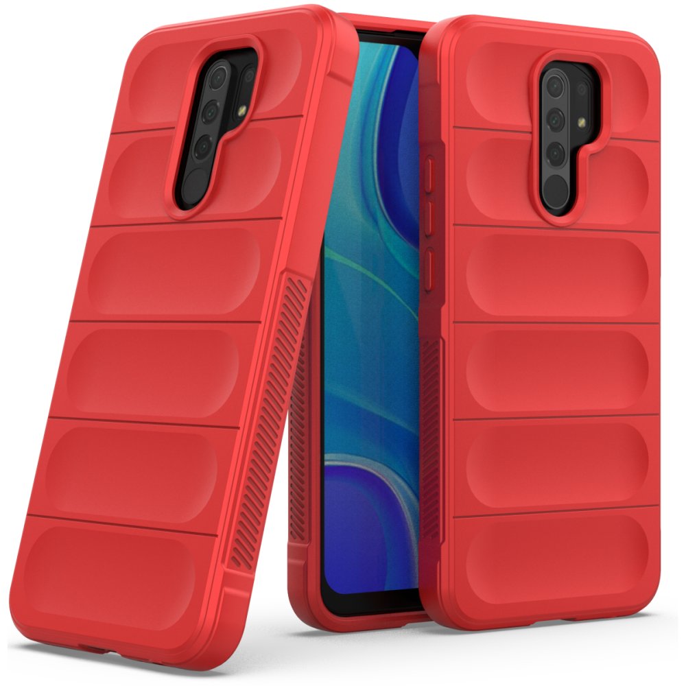 Newface Xiaomi Redmi 9 Kılıf Optimum Silikon - Kırmızı