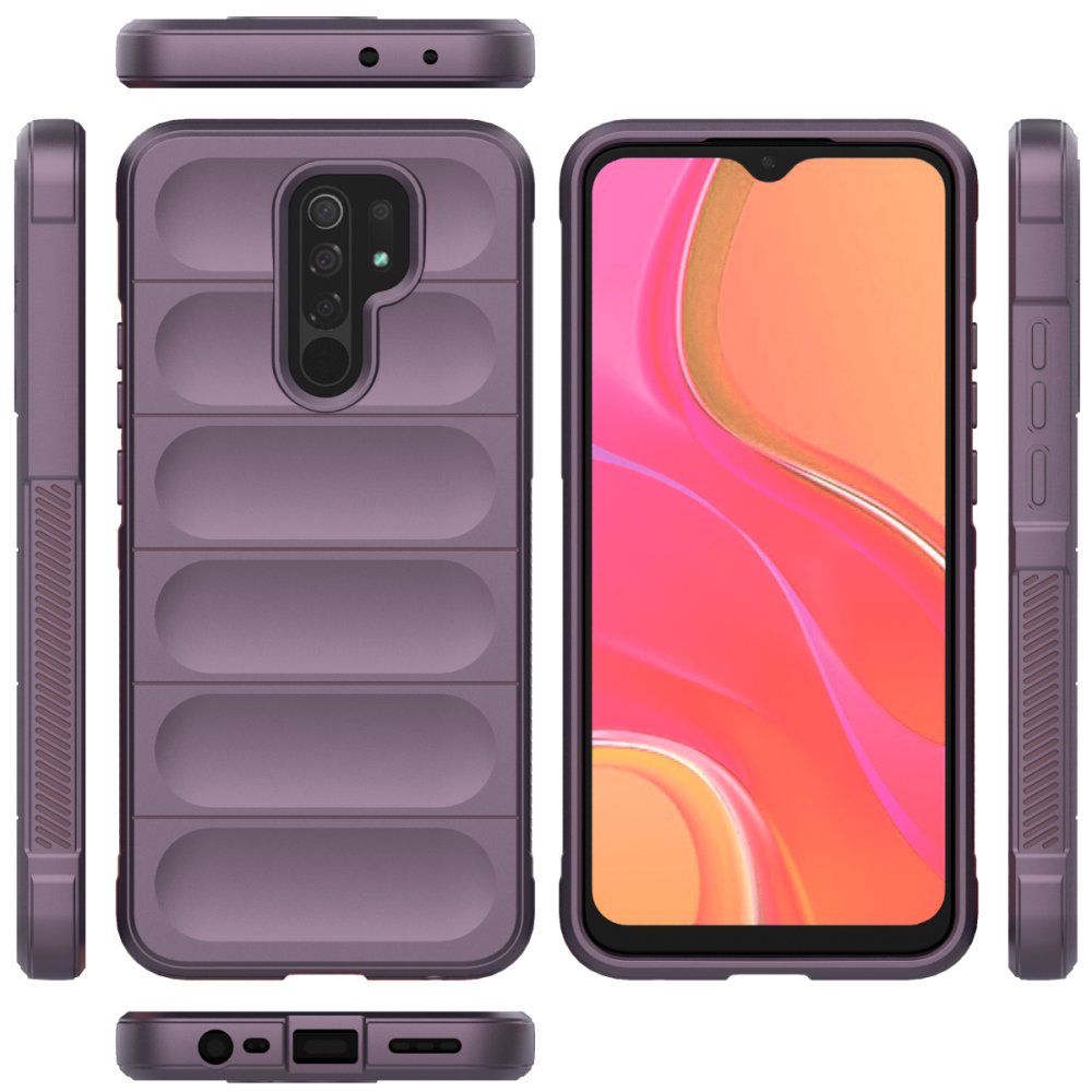 Newface Xiaomi Redmi 9 Kılıf Optimum Silikon - Mor