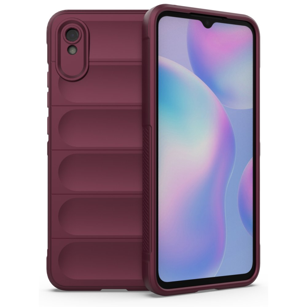 Newface Xiaomi Redmi 9A Kılıf Optimum Silikon - Bordo