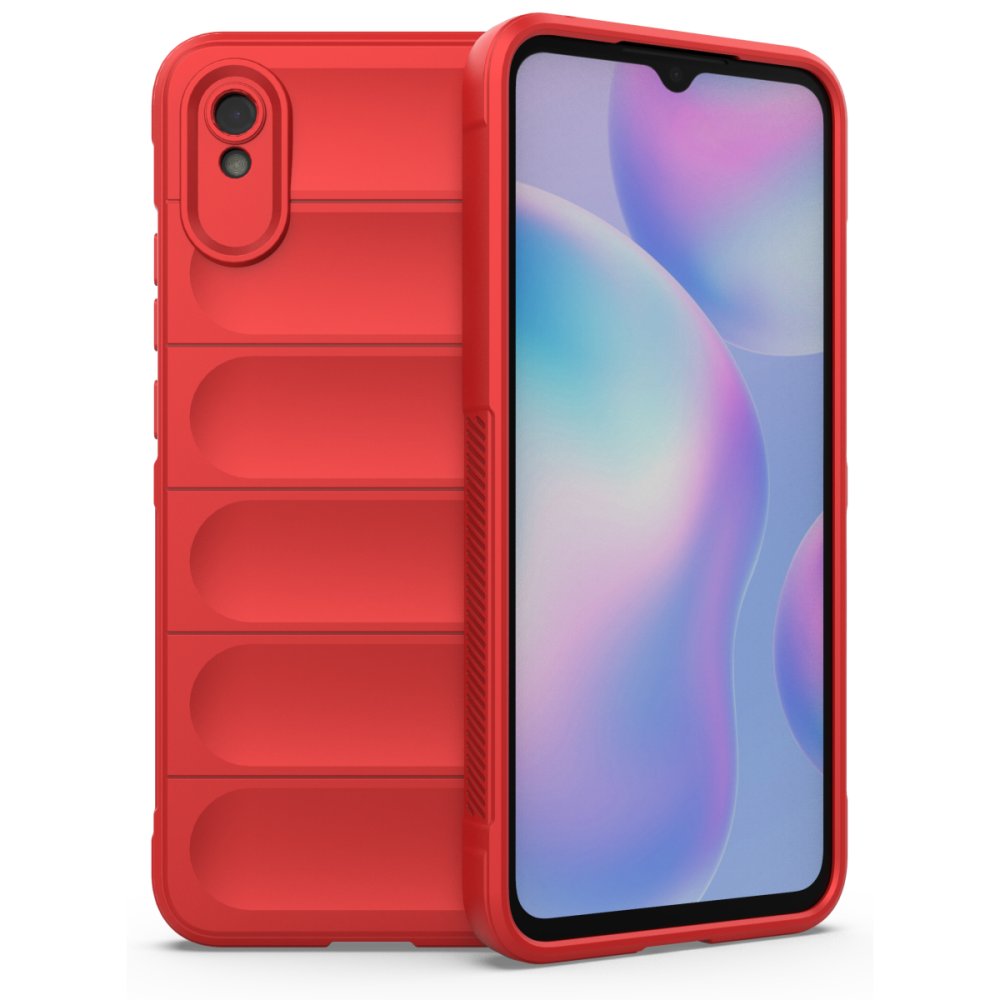 Newface Xiaomi Redmi 9A Kılıf Optimum Silikon - Kırmızı