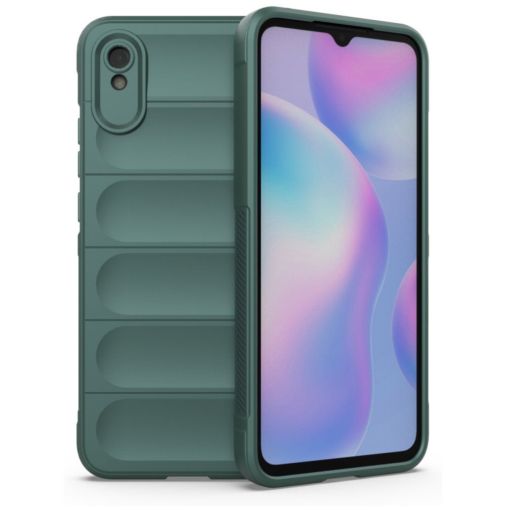 Newface Xiaomi Redmi 9A Kılıf Optimum Silikon - Koyu Yeşil