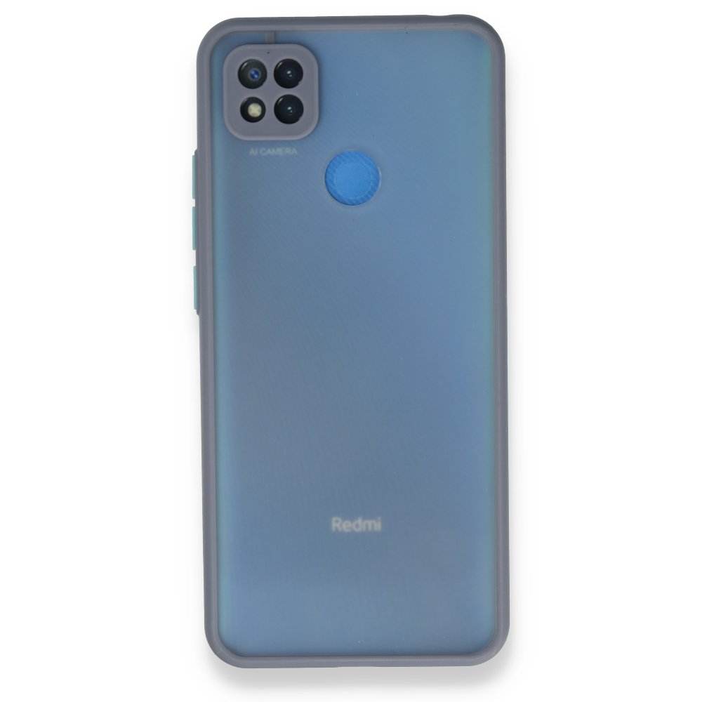 Newface Xiaomi Redmi 9C Kılıf Montreal Silikon Kapak - Gri