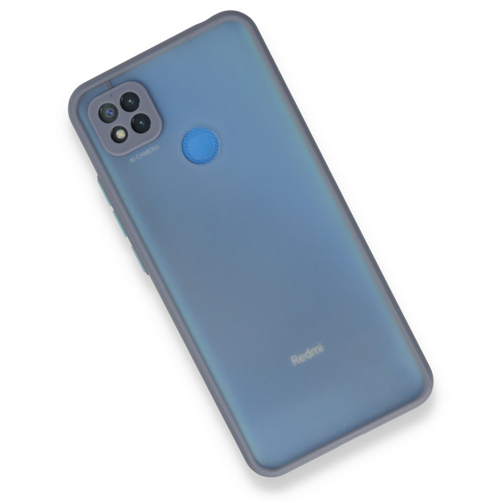 Newface Xiaomi Redmi 9C Kılıf Montreal Silikon Kapak - Gri