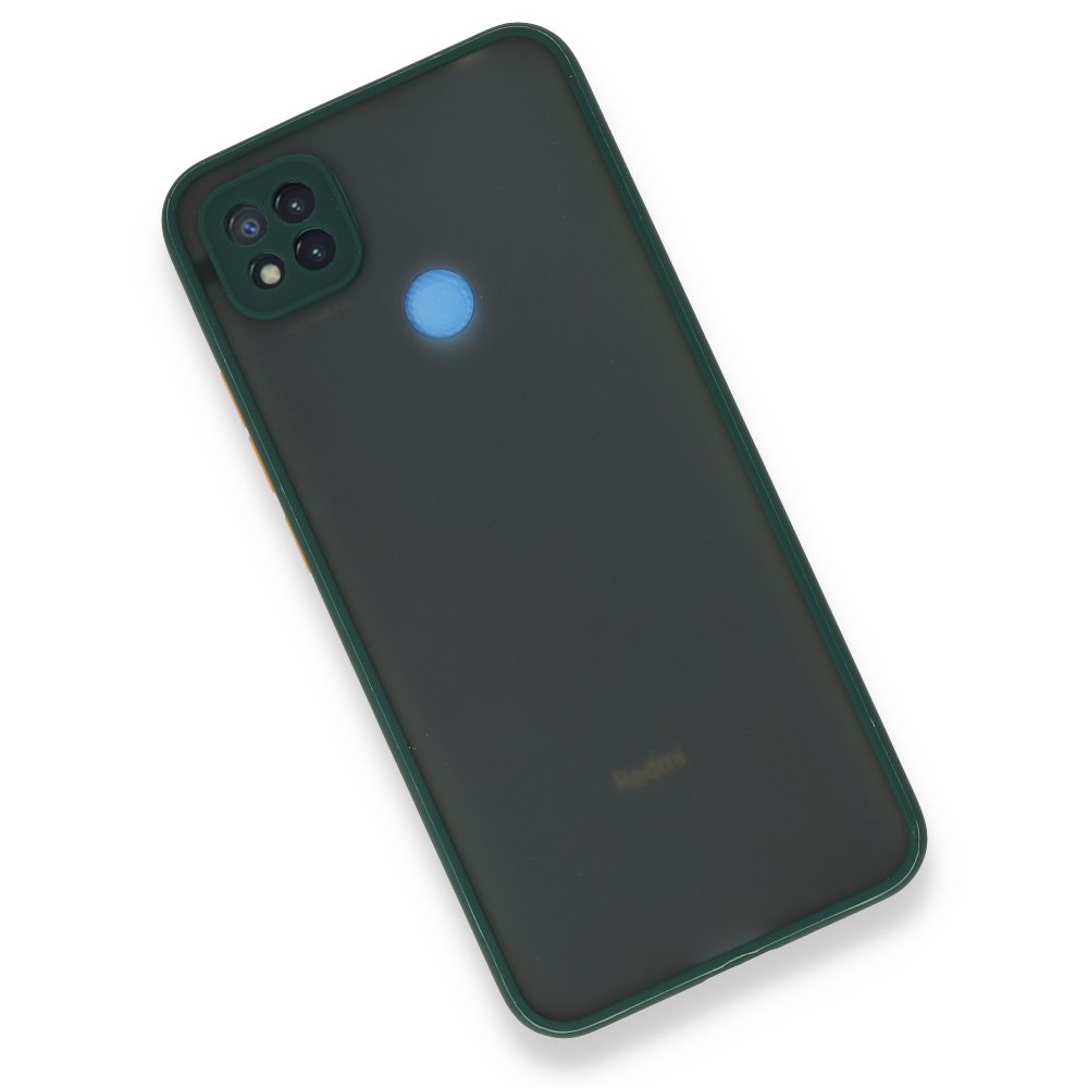 Newface Xiaomi Redmi 9C Kılıf Montreal Silikon Kapak - Yeşil