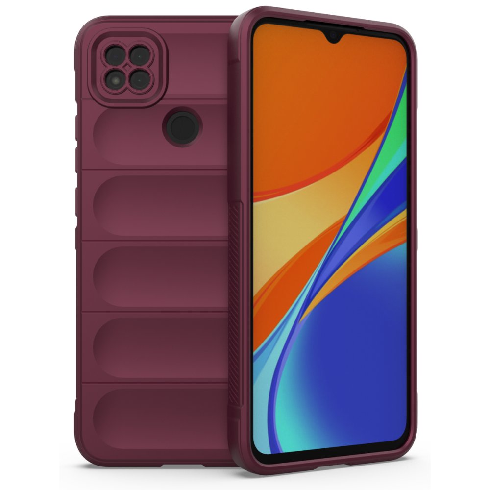 Newface Xiaomi Redmi 9C Kılıf Optimum Silikon - Bordo