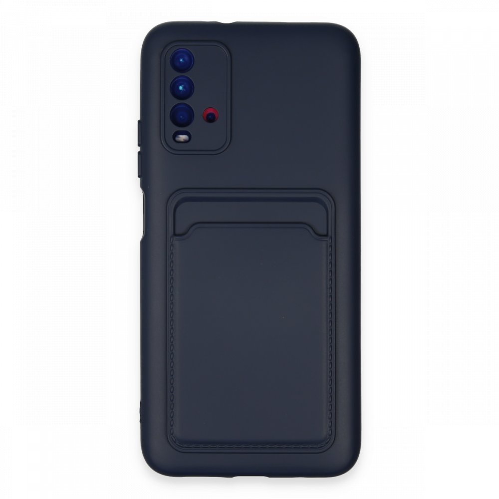 Newface Xiaomi Redmi 9T Kılıf Kelvin Kartvizitli Silikon - Lacivert