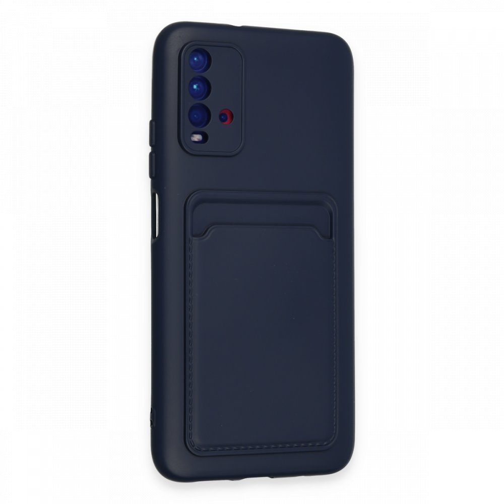 Newface Xiaomi Redmi 9T Kılıf Kelvin Kartvizitli Silikon - Lacivert