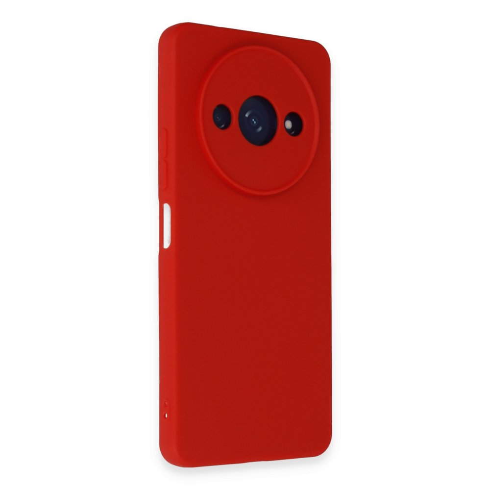 Newface Xiaomi Redmi A3 4G Kılıf First Silikon - Kırmızı