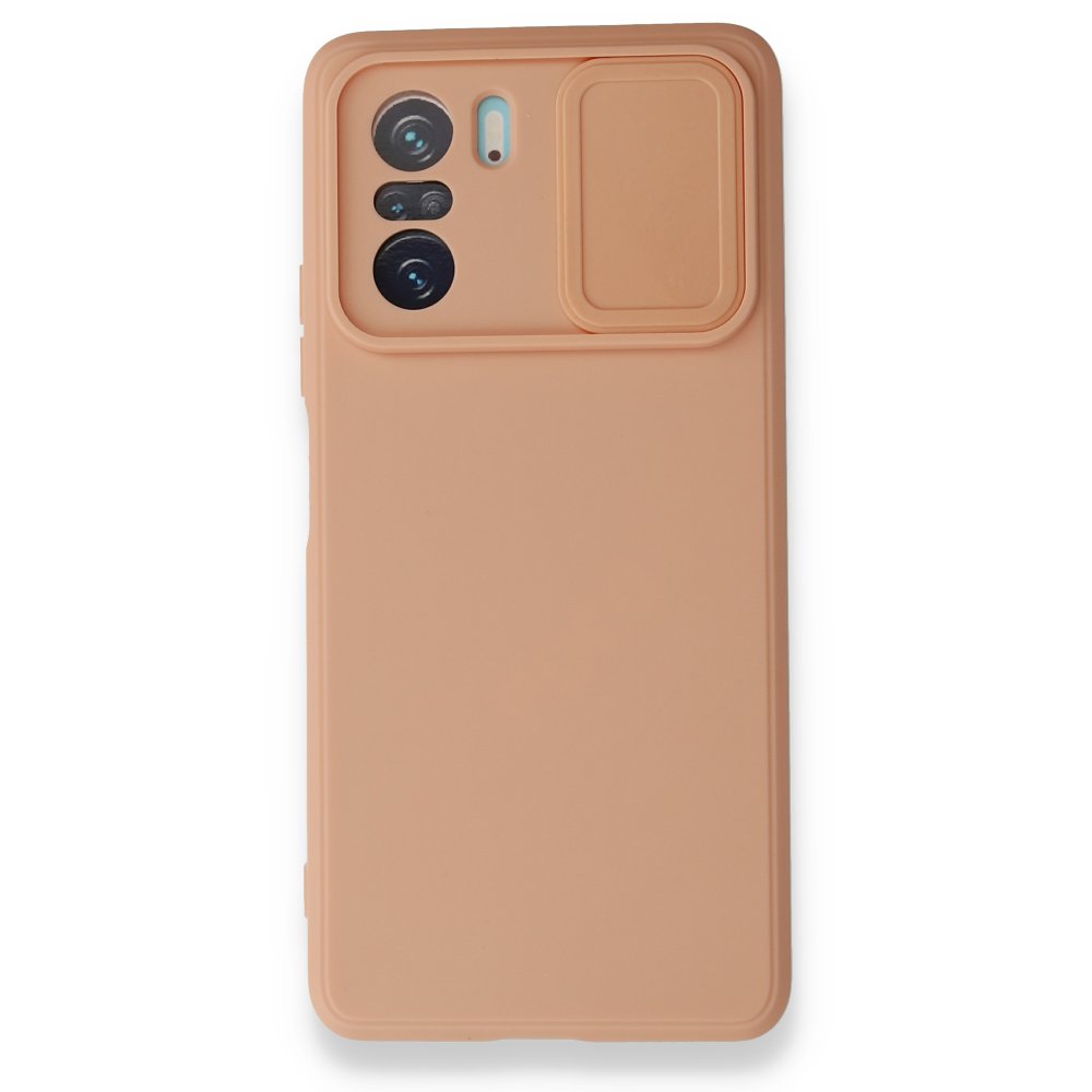 Newface Xiaomi Redmi K40 Kılıf Color Lens Silikon - Pudra