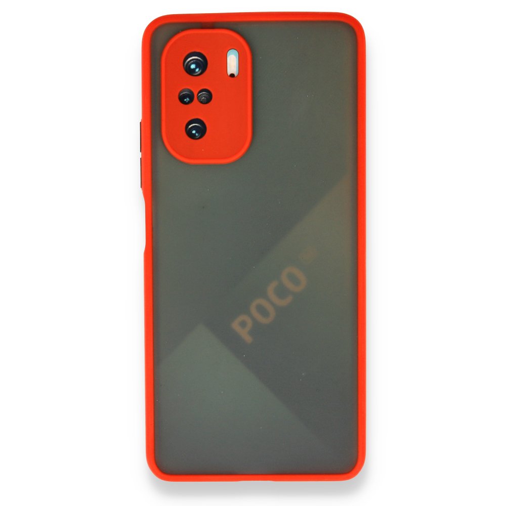 Newface Xiaomi Redmi K40 Pro Kılıf Montreal Silikon Kapak - Kırmızı