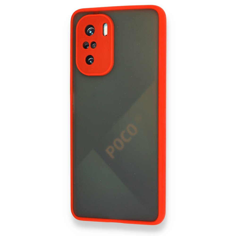 Newface Xiaomi Redmi K40 Pro Kılıf Montreal Silikon Kapak - Kırmızı