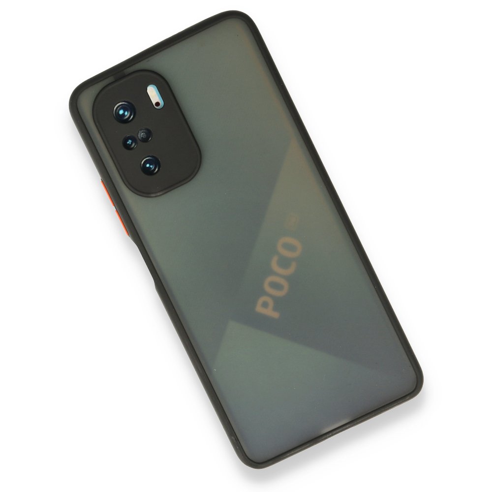 Newface Xiaomi Redmi K40 Pro Kılıf Montreal Silikon Kapak - Siyah