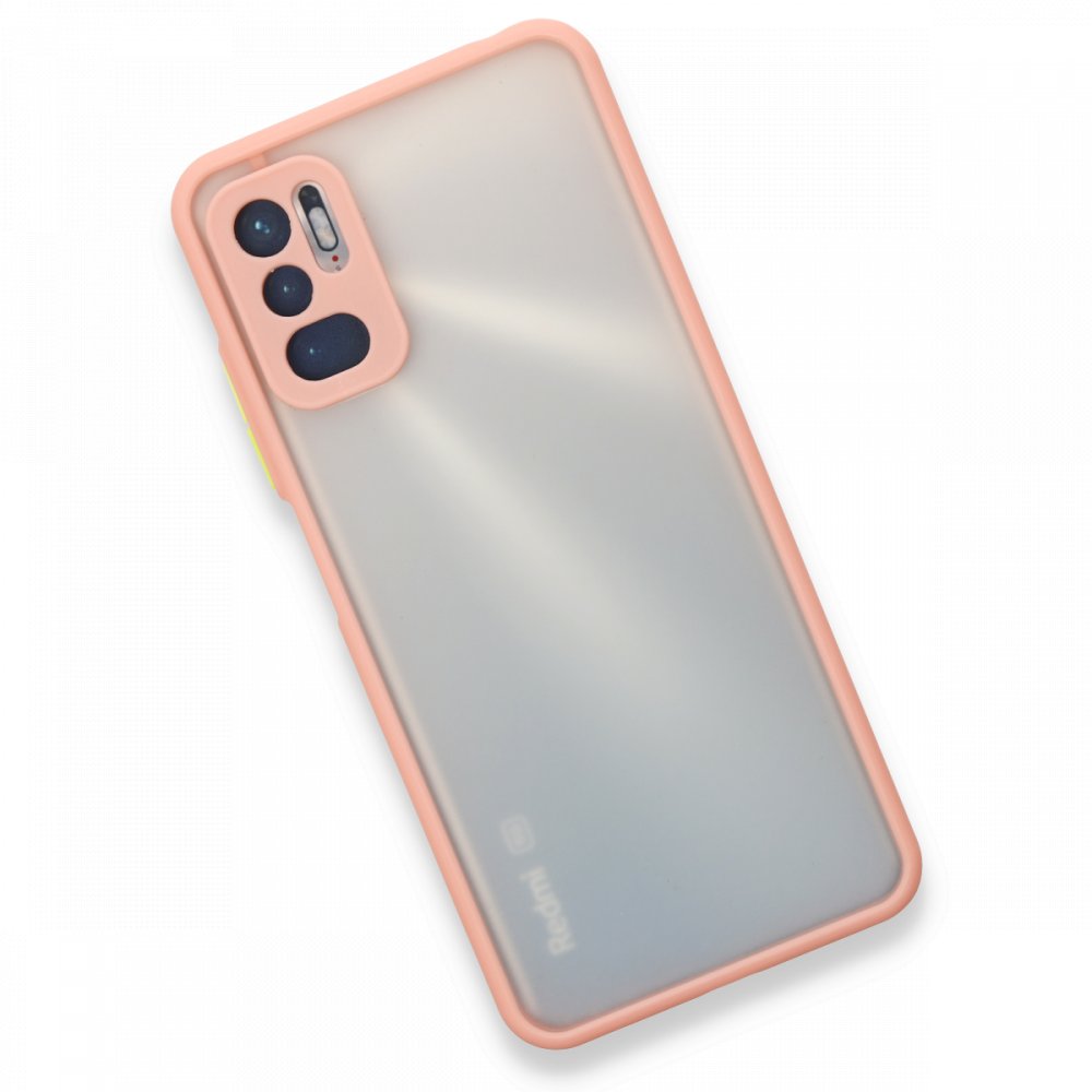 Newface Xiaomi Redmi Note 10 5G Kılıf Montreal Silikon Kapak - Pembe