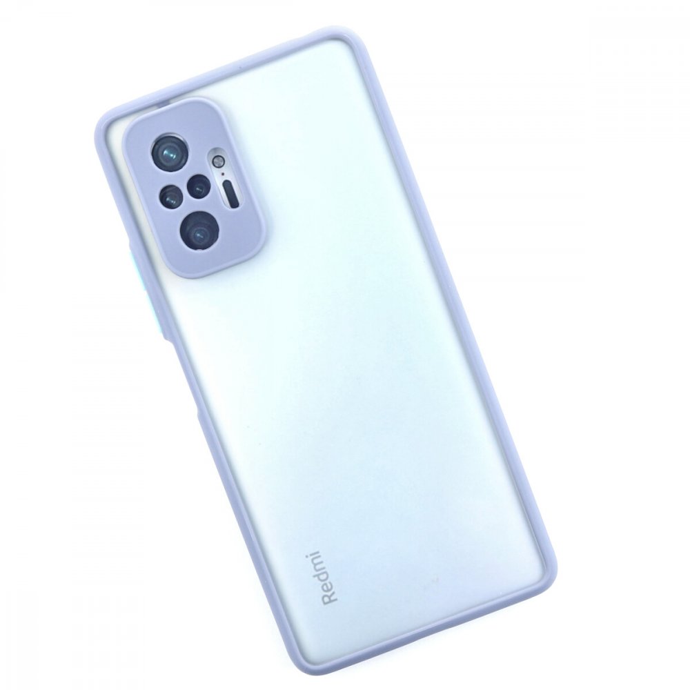 Newface Xiaomi Redmi Note 10 Pro Kılıf Montreal Silikon Kapak - Gri