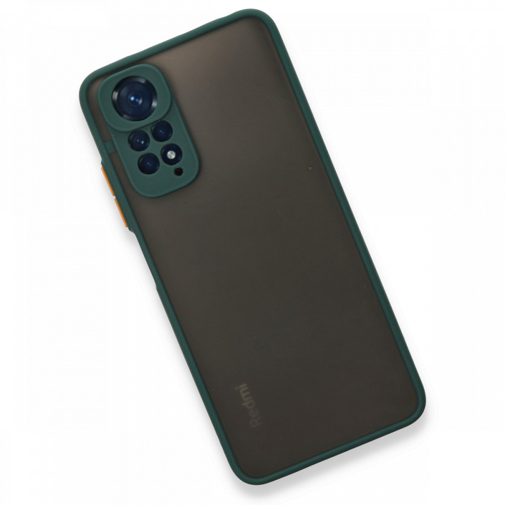 Newface Xiaomi Redmi Note 11 Kılıf Montreal Silikon Kapak - Yeşil