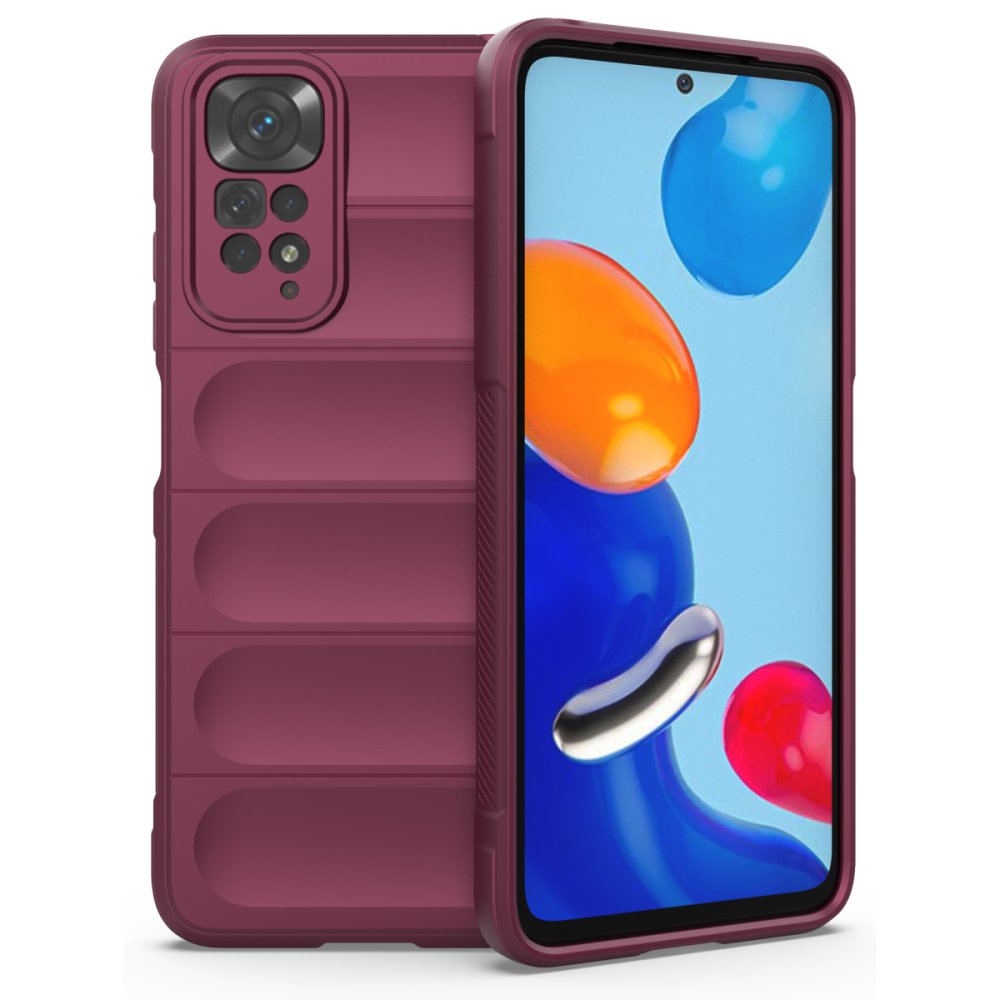 Newface Xiaomi Redmi Note 11 Kılıf Optimum Silikon - Bordo