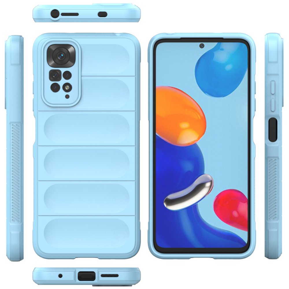 Newface Xiaomi Redmi Note 11 Kılıf Optimum Silikon - Sky Blue