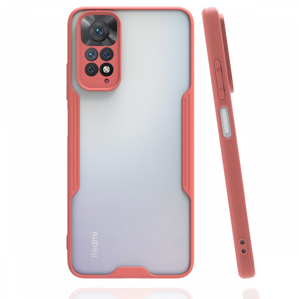 Newface Xiaomi Redmi Note 11 Kılıf Platin Silikon - Pembe