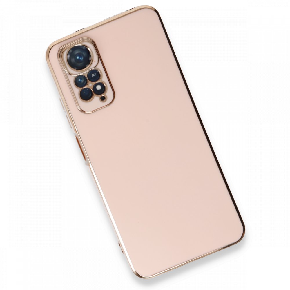 Newface Xiaomi Redmi Note 11 Kılıf Volet Silikon - Pembe