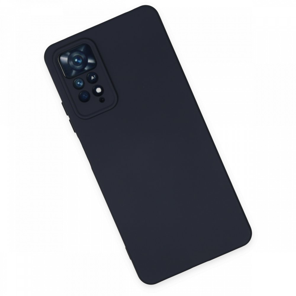 Newface Xiaomi Redmi Note 11 Pro Kılıf Nano içi Kadife Silikon - Lacivert