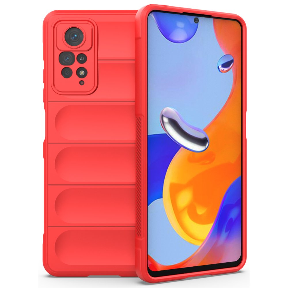 Newface Xiaomi Redmi Note 11 Pro Kılıf Optimum Silikon - Kırmızı