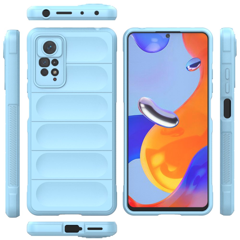 Newface Xiaomi Redmi Note 11 Pro Kılıf Optimum Silikon - Sky Blue