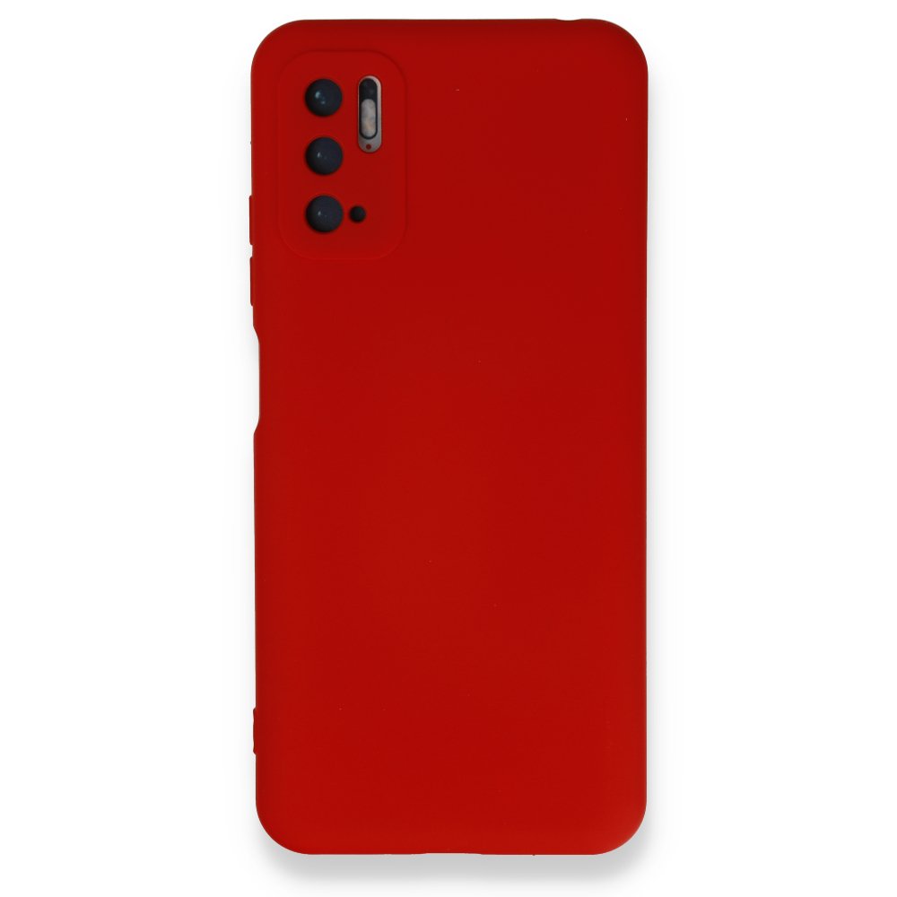 Newface Xiaomi Redmi Note 11 SE Kılıf Nano içi Kadife Silikon - Kırmızı