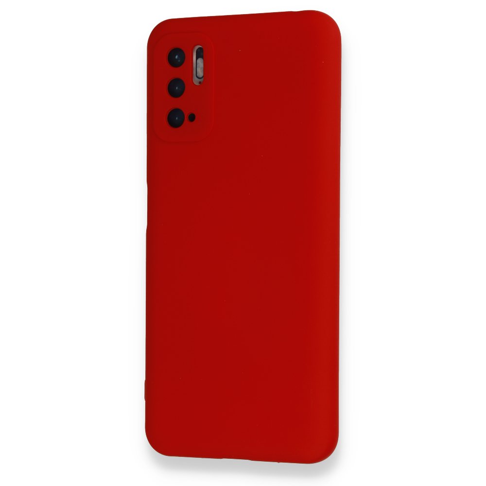 Newface Xiaomi Redmi Note 11 SE Kılıf Nano içi Kadife Silikon - Kırmızı