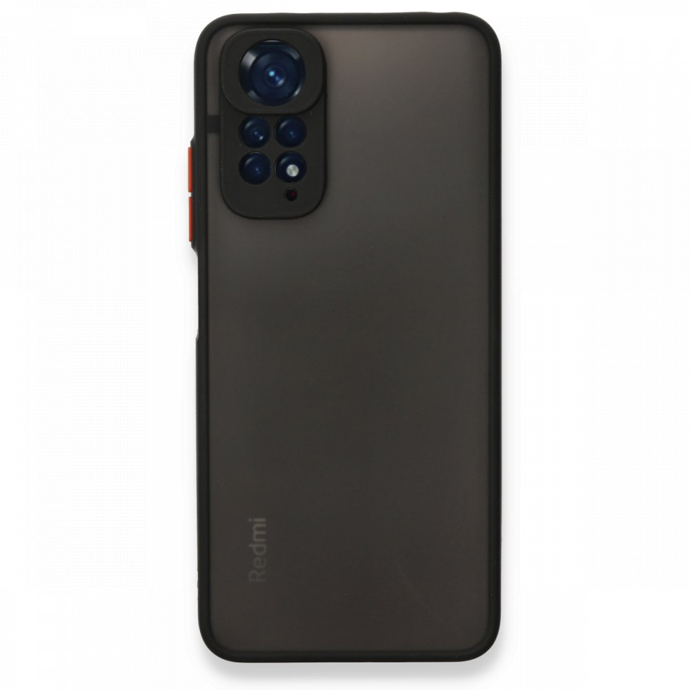 Newface Xiaomi Redmi Note 11S Kılıf Montreal Silikon Kapak - Siyah