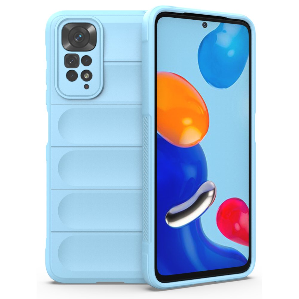 Newface Xiaomi Redmi Note 11S Kılıf Optimum Silikon - Sky Blue