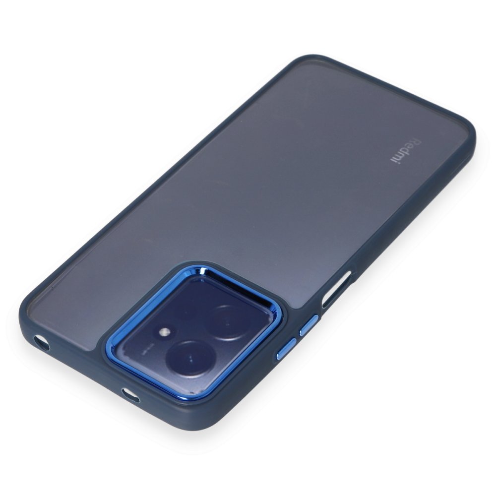 Newface Xiaomi Redmi Note 12 4G Kılıf Dora Kapak - Mavi