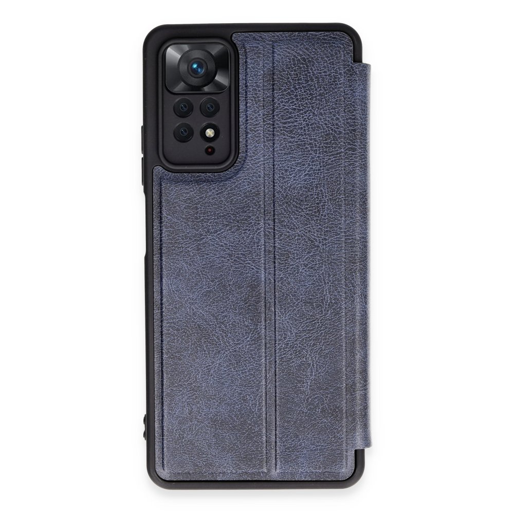 Newface Xiaomi Redmi Note 12 Pro 4G Kılıf Flip Cover - Lacivert