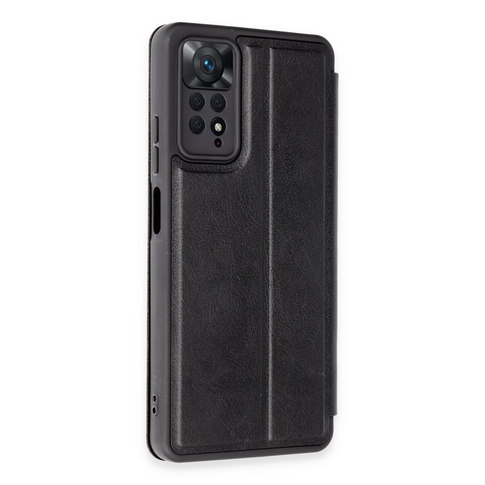 Newface Xiaomi Redmi Note 12 Pro 4G Kılıf Flip Cover - Siyah