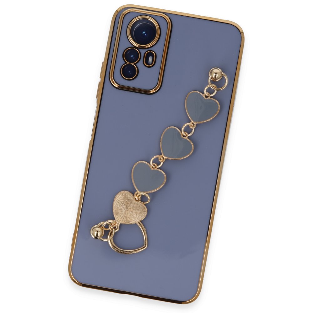 Newface Xiaomi Redmi Note 12S Kılıf Esila Silikon - Gri