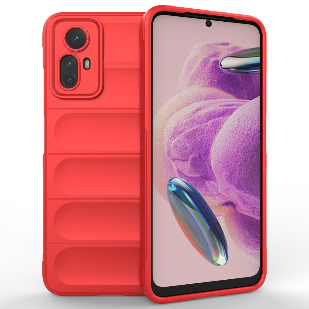 Newface Xiaomi Redmi Note 12S Kılıf Optimum Silikon - Kırmızı