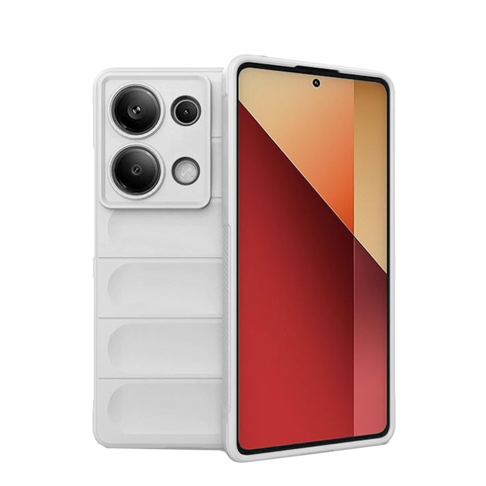 Newface Xiaomi Redmi Note 13 Pro 4G Kılıf Optimum Silikon - Krem