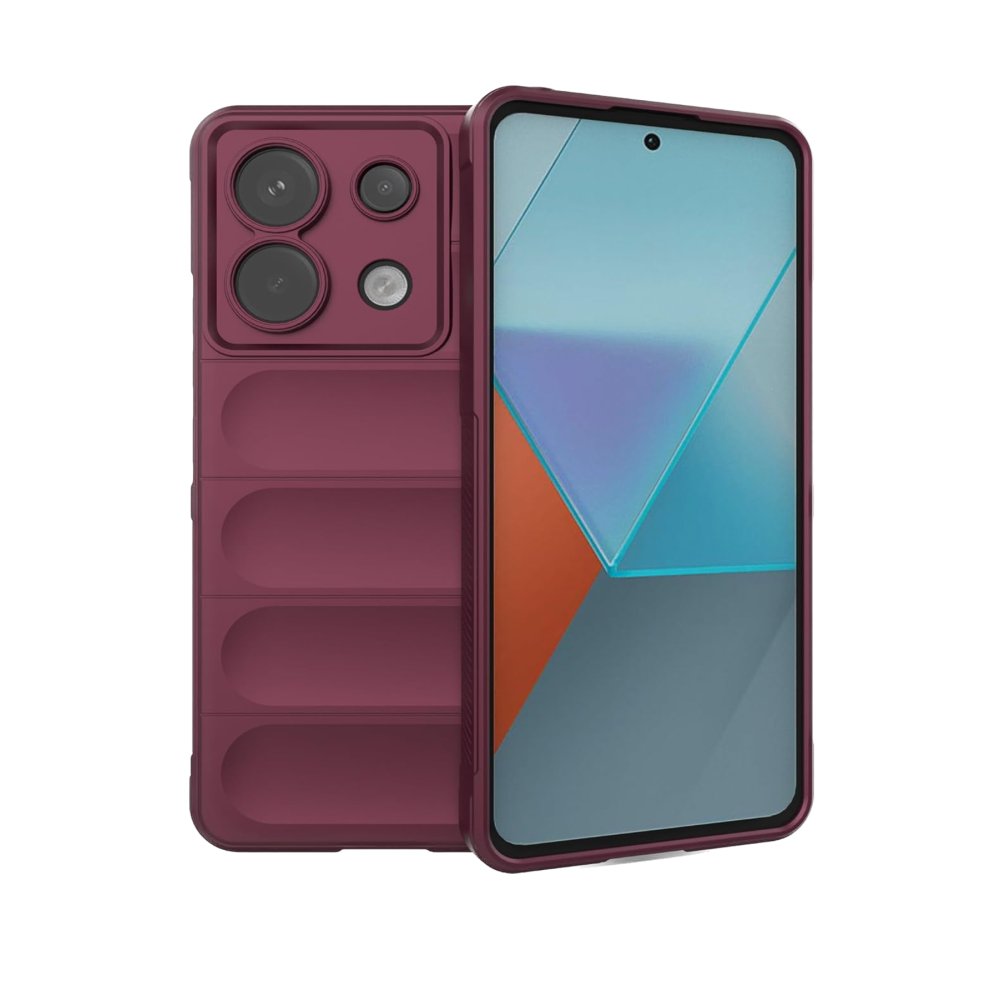 Newface Xiaomi Redmi Note 13 Pro 5G Kılıf Optimum Silikon - Bordo