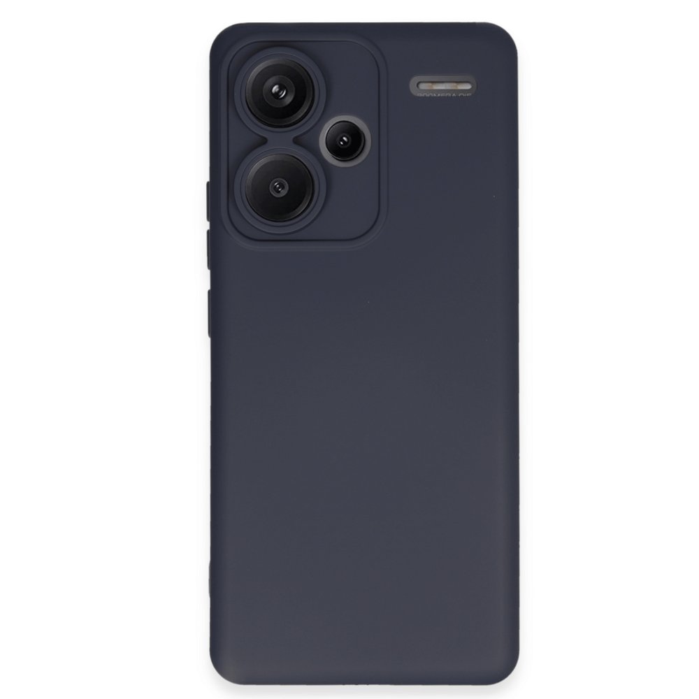 Newface Xiaomi Redmi Note 13 Pro Plus Kılıf Nano içi Kadife Silikon - Lacivert