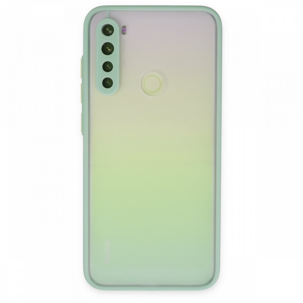 Newface Xiaomi Redmi Note 8 Kılıf Montreal Silikon Kapak - Turkuaz