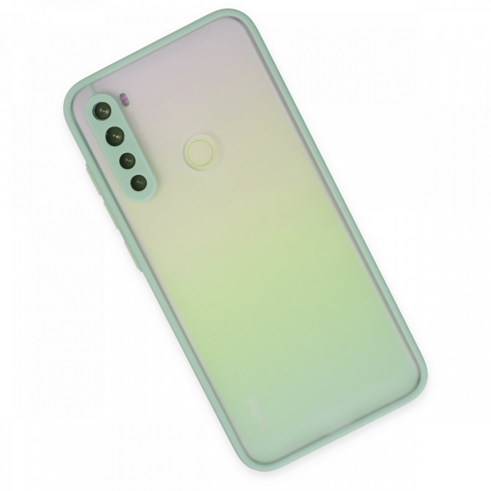 Newface Xiaomi Redmi Note 8 Kılıf Montreal Silikon Kapak - Turkuaz