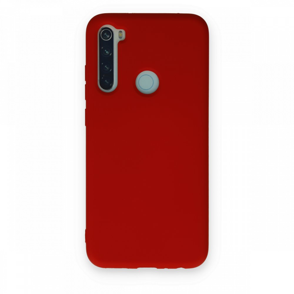 Newface Xiaomi Redmi Note 8 Kılıf Nano içi Kadife Silikon - Kırmızı