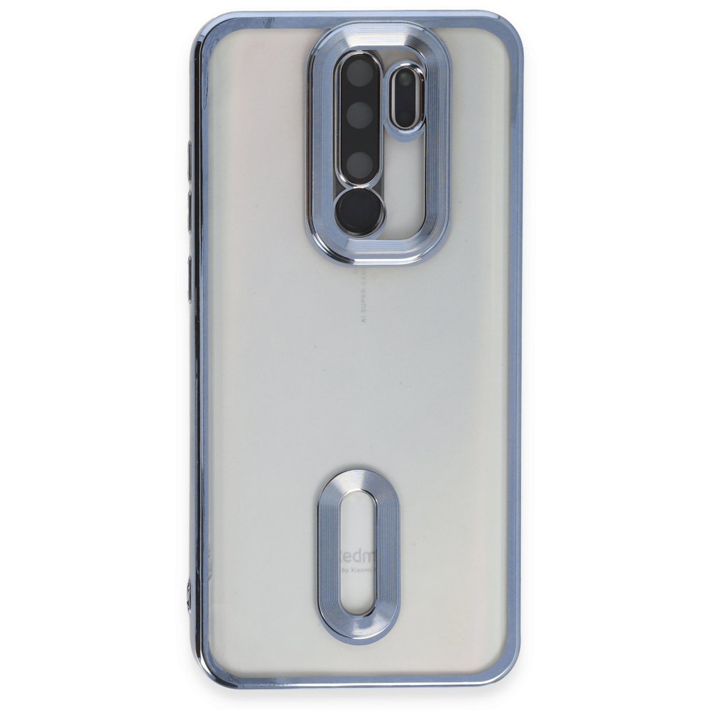 Newface Xiaomi Redmi Note 8 Pro Kılıf Slot Silikon - Sierra Blue