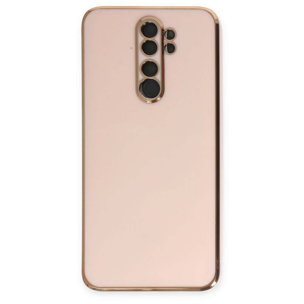 Newface Xiaomi Redmi Note 8 Pro Kılıf Volet Silikon - Pembe