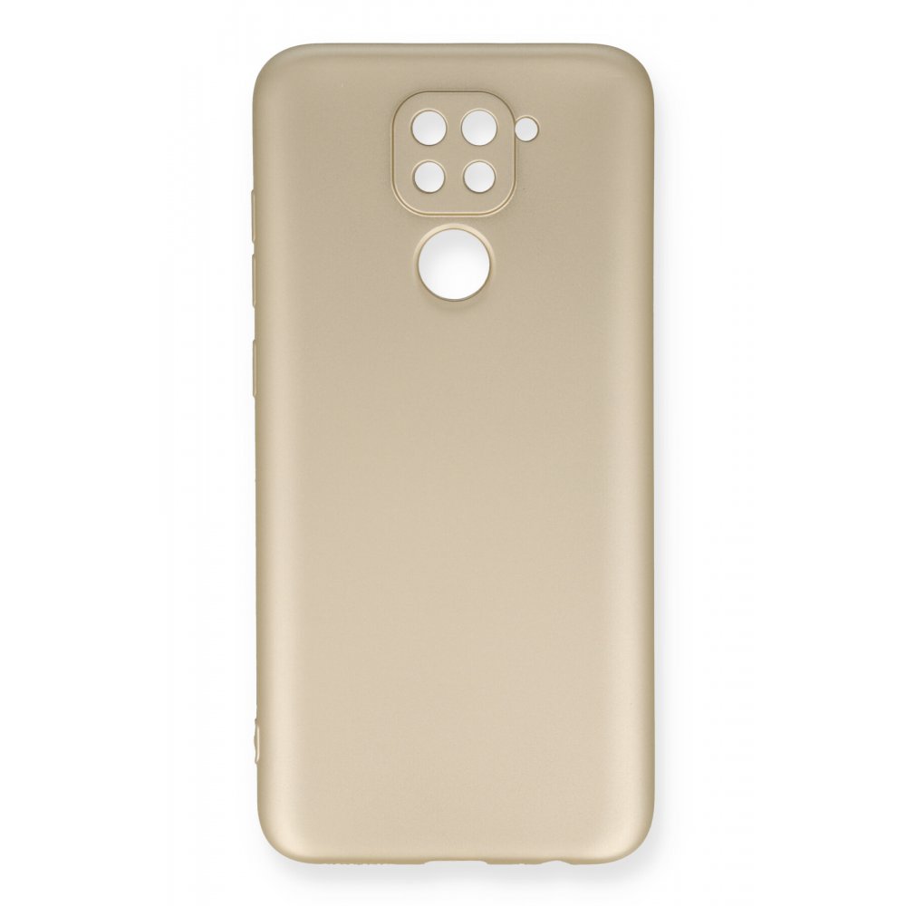 Newface Xiaomi Redmi Note 9 Kılıf First Silikon - Gold