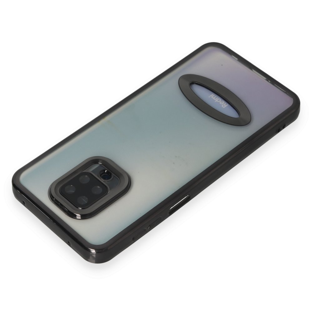 Newface Xiaomi Redmi Note 9 Pro Kılıf Slot Silikon - Siyah